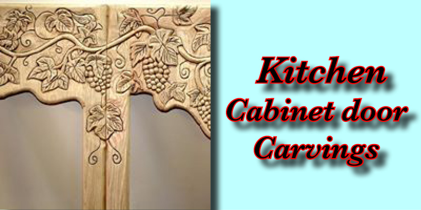 kitchen cabinet door carvings, architectural carving